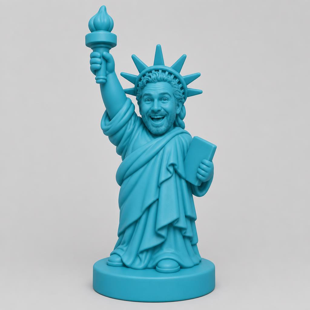 Me as Lady Liberty